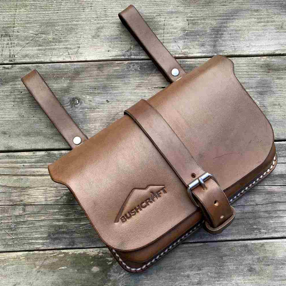 JUBÖ Kožená brašna Bushcraft - velká