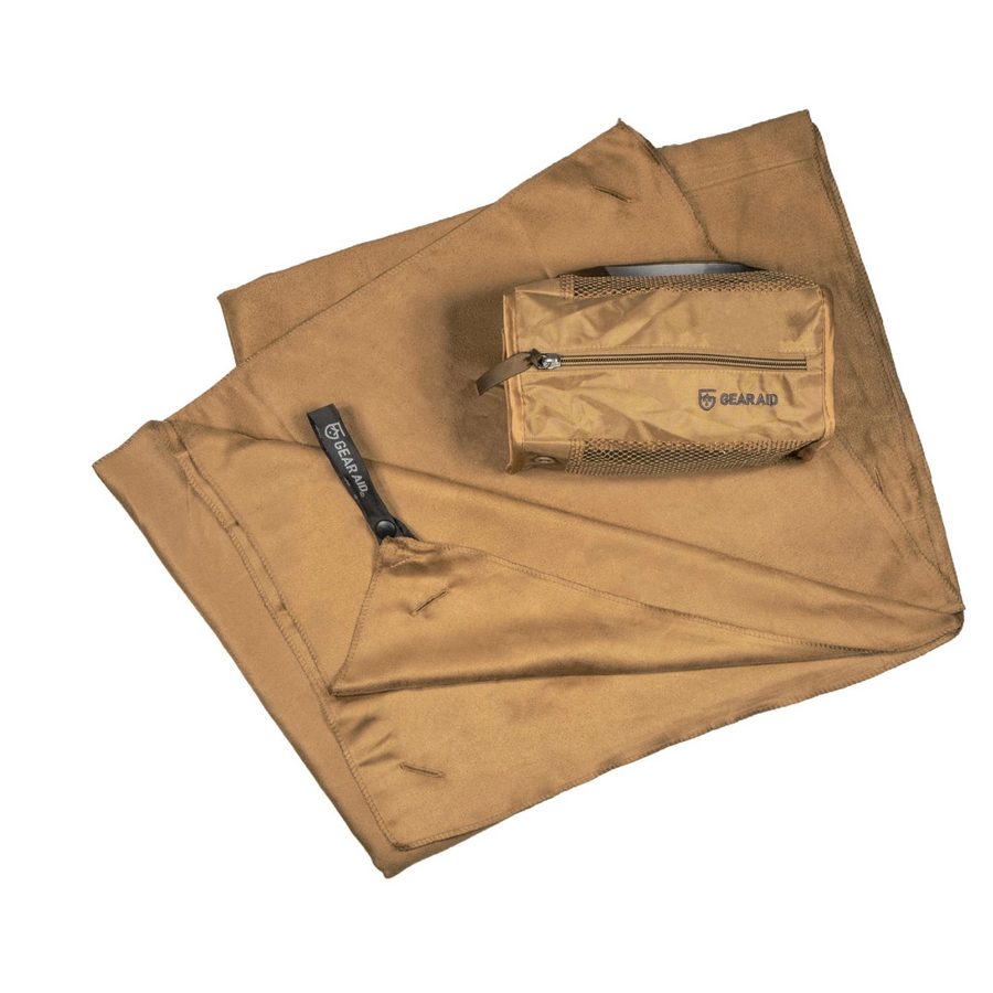 GearAid Antibakteriální ručník Microfiber Towel Coyote - 50 x 100 cm