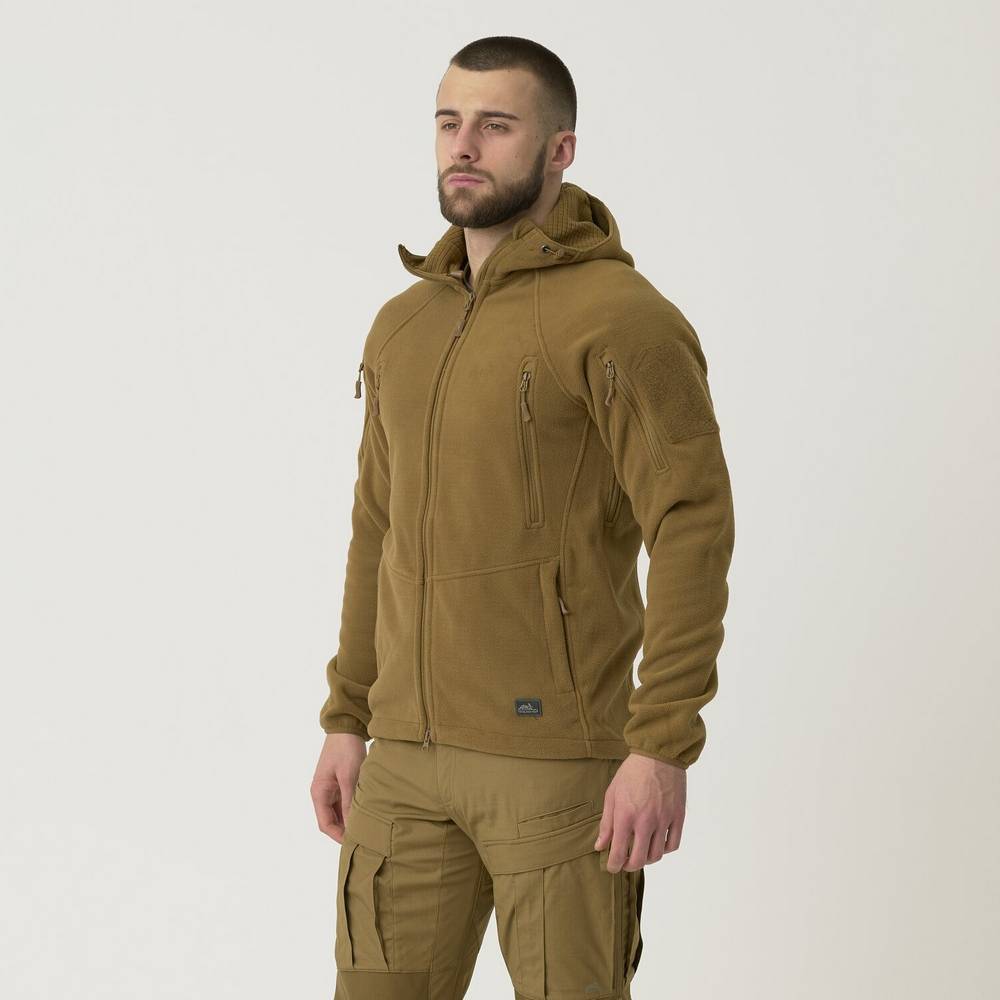 Helikon-Tex Bunda HELIKON Patriot Jacket Mk 2 - Hybrid Fleece - Coyote Velikost: S