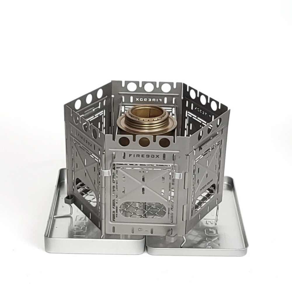 Firebox Outdoors Turistický vařič DŘÍVKÁČ Firebox Freestyle HEX-Stove Campfire-Kit (6 panels) Dřevo