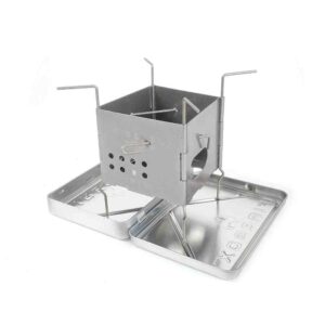 Firebox Outdoors Turistický vařič DŘÍVKÁČ Firebox G2 Nano Titanium Ultralight Stove X-Case - titan Dřevo