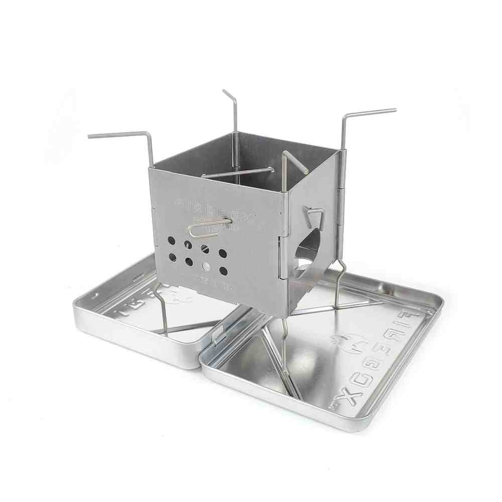 Firebox Outdoors Turistický vařič DŘÍVKÁČ Firebox G2 Nano Titanium Ultralight Stove X-Case - titan Dřevo