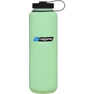 Nalgene Láhev Wide Mouth Sustain 1500ml - GLOW GREEN - 50% recyklát