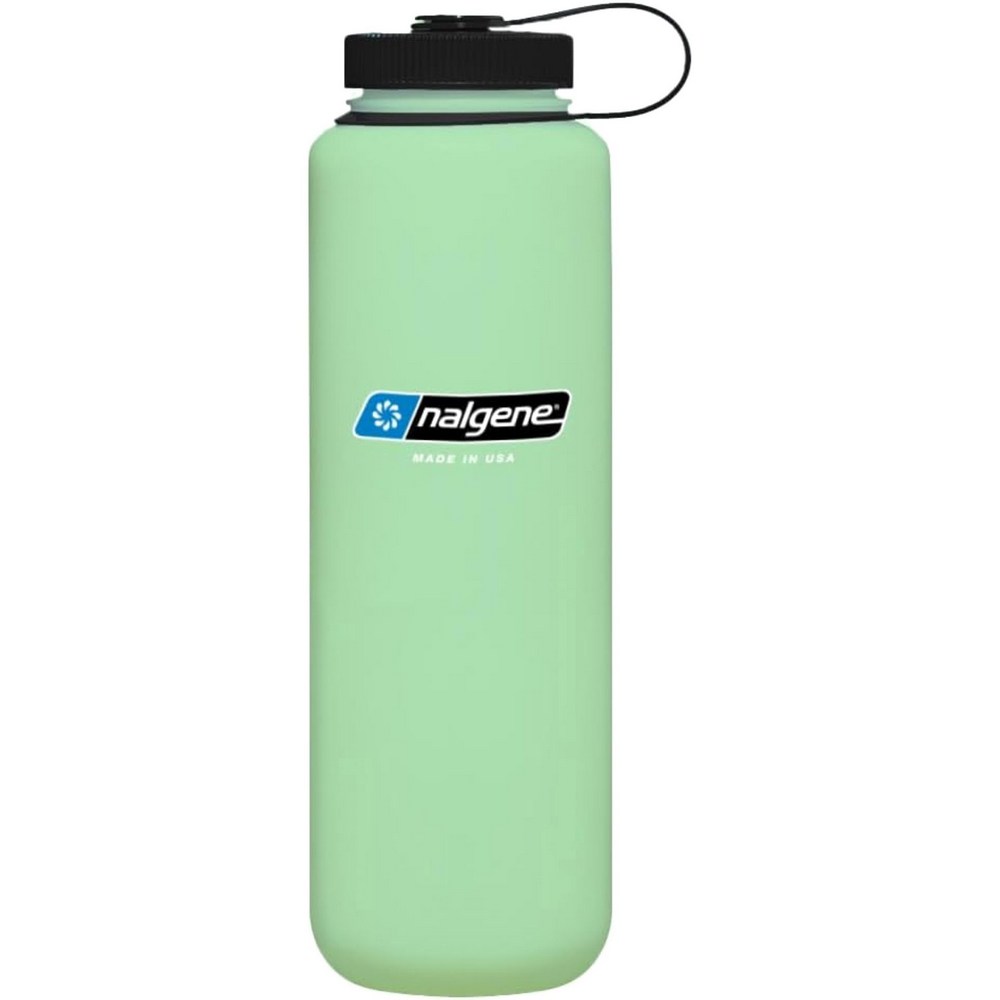 Nalgene Láhev Wide Mouth Sustain 1500ml - GLOW GREEN - 50% recyklát