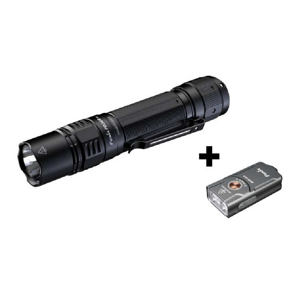 Fenix Sada taktické svítilny PD36R PRO + kapesní svítilna E03R V2.0