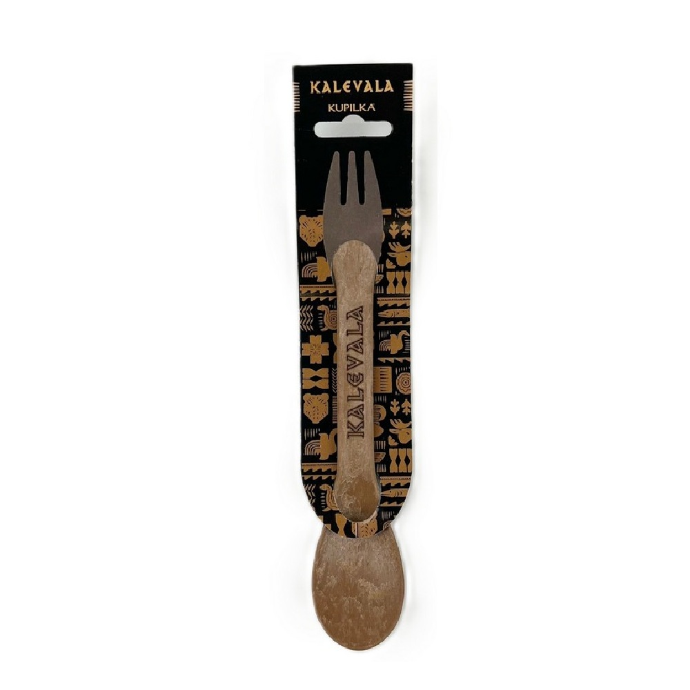 Kupilka spork 205 KALEVALA - Original (BROWN)