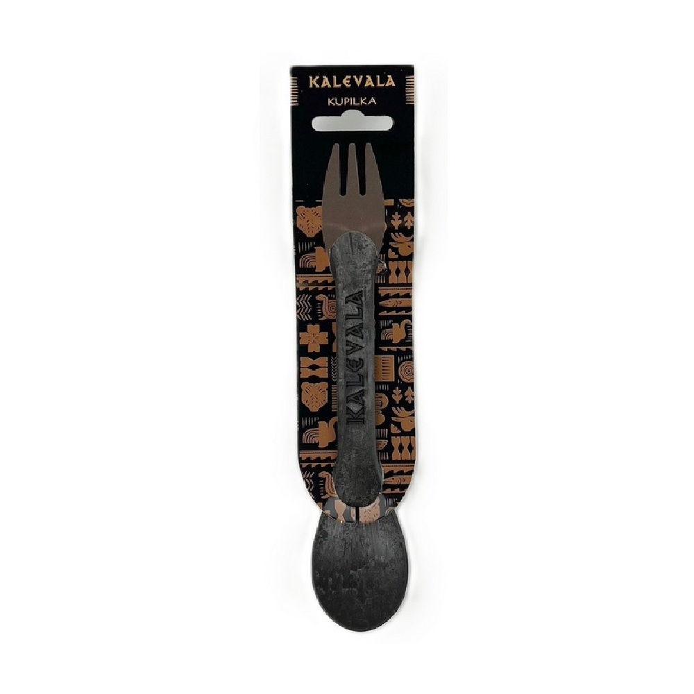 Kupilka spork 205 KALEVALA - Kelo (BLACK)