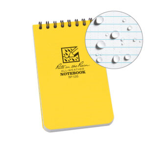 Rite in the Rain Voděodolný zápisník Pocket Notebook 3/5 ŽLUTÝ no.135