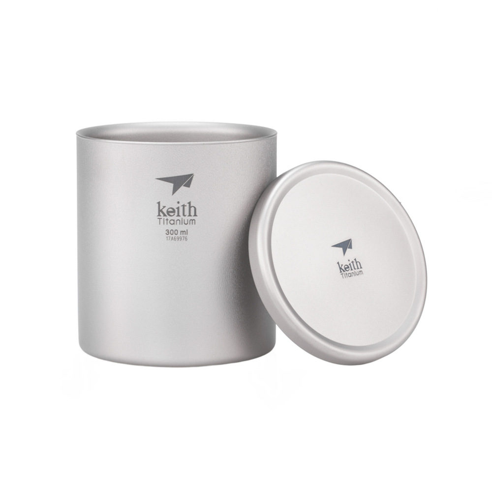 Keith Titanový thermo hrnek s víčkem Mug Double Wall 300 ml