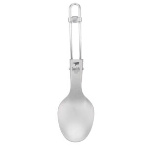 Keith Titanová skládací polévková lžíce Folding Spoon Ti5308