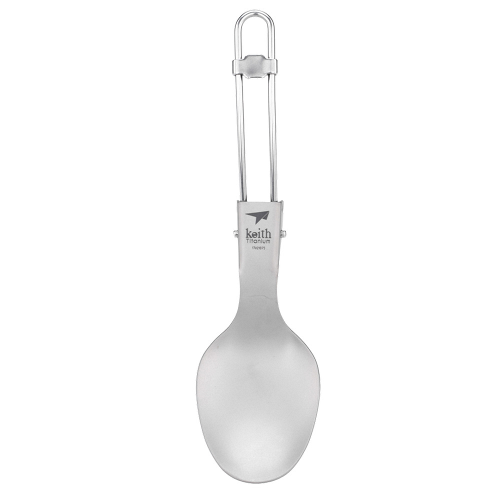 Keith Titanová skládací polévková lžíce Folding Spoon Ti5308