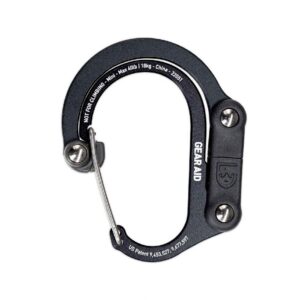 GearAid Karabina multifunkční Heroclip Mini - černá