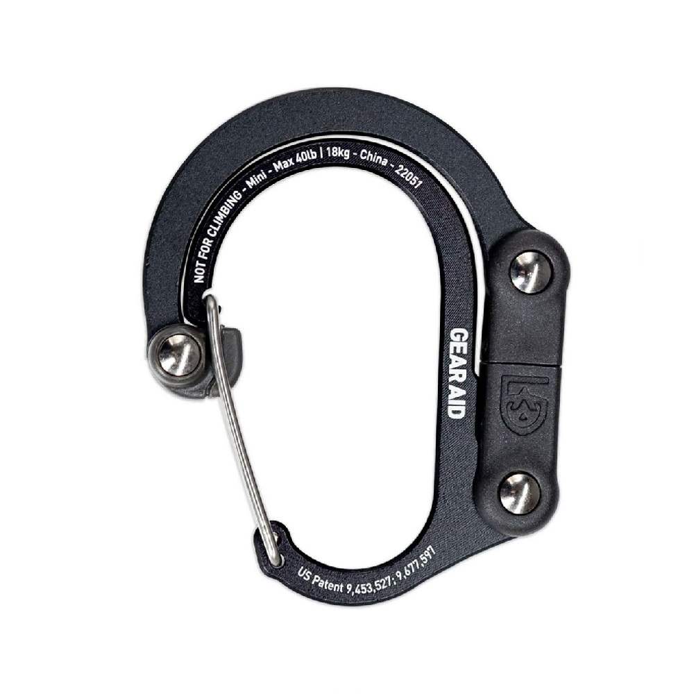 GearAid Karabina multifunkční Heroclip Mini - černá