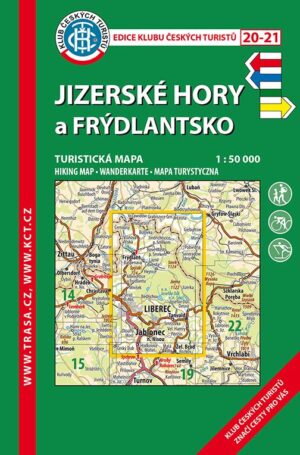 Trasa - KČT Turistická mapa - Jizerské hory