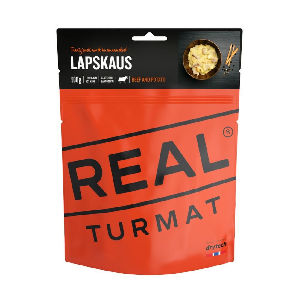 Real Turmat Dehydratované jídlo Beef and potato stew - dušené hovězí s brambory - 500g