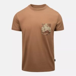 Helikon-Tex Tričko Helikon T-shirt (6 Color Desert Pocket) - Mud Brown Velikost: M
