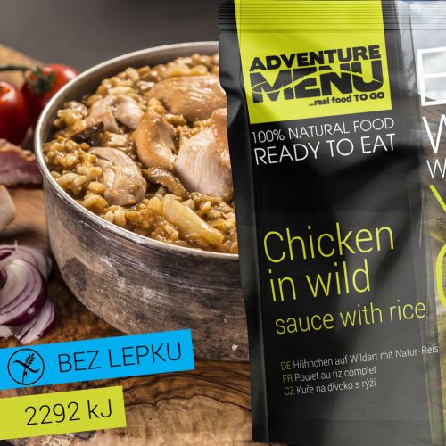 Adventure Menu Kuře na divoko s rýží