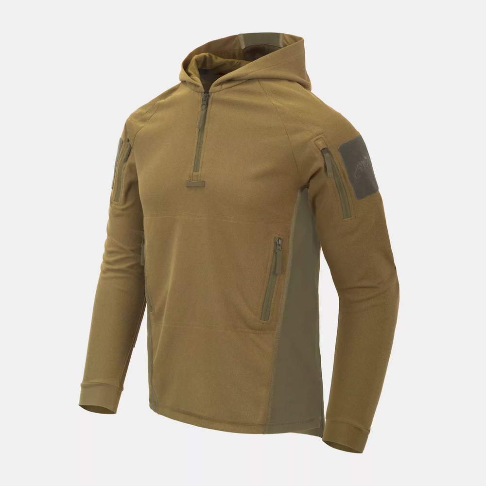 Helikon-Tex Mikina Helikon-Tex RANGE HOODIE TopCool - Coyote/Adaptive Green Velikost: L