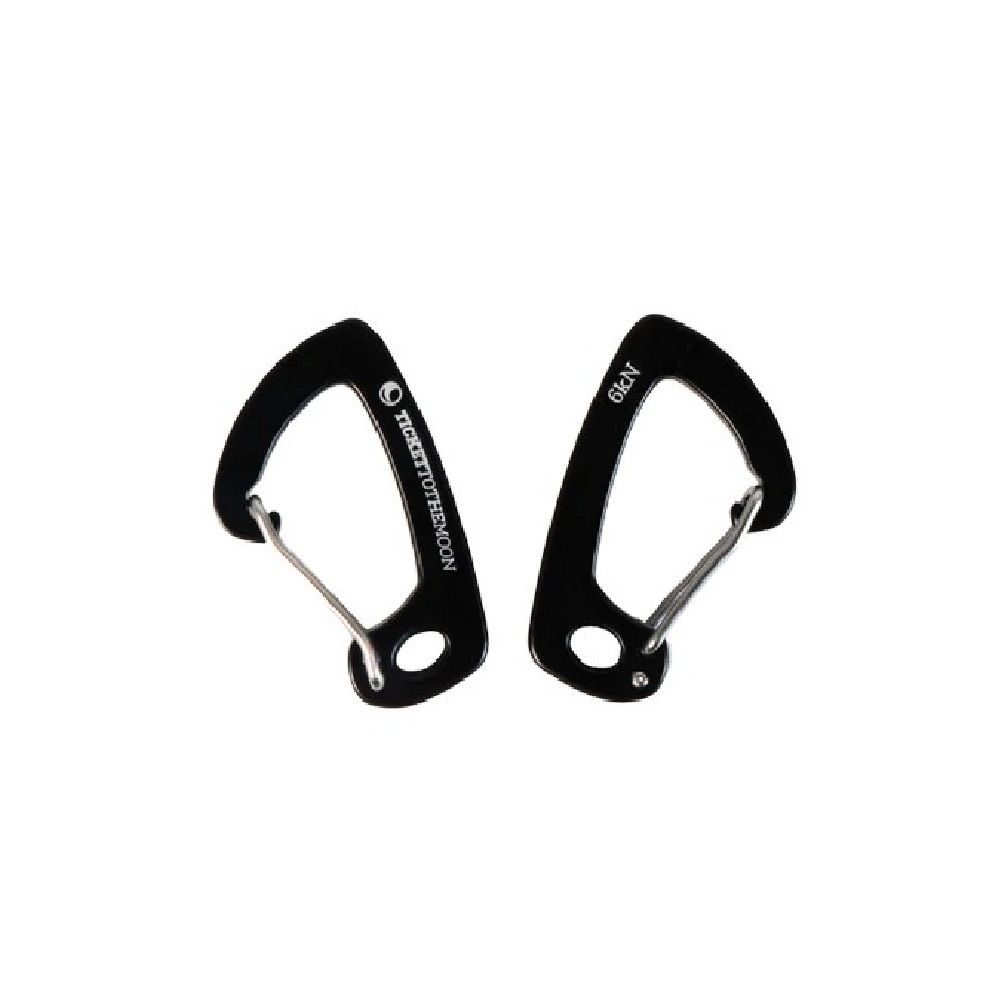 Ticket To The Moon Ultra lehká karabina Aluminium Carabiner - 600kg nosnost - 2 ks (12g)