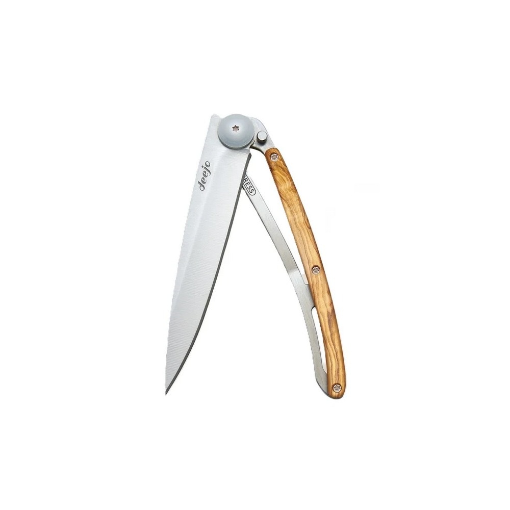 deejo Kapesní nůž 1CB001 Wood natural 37g - olive wood