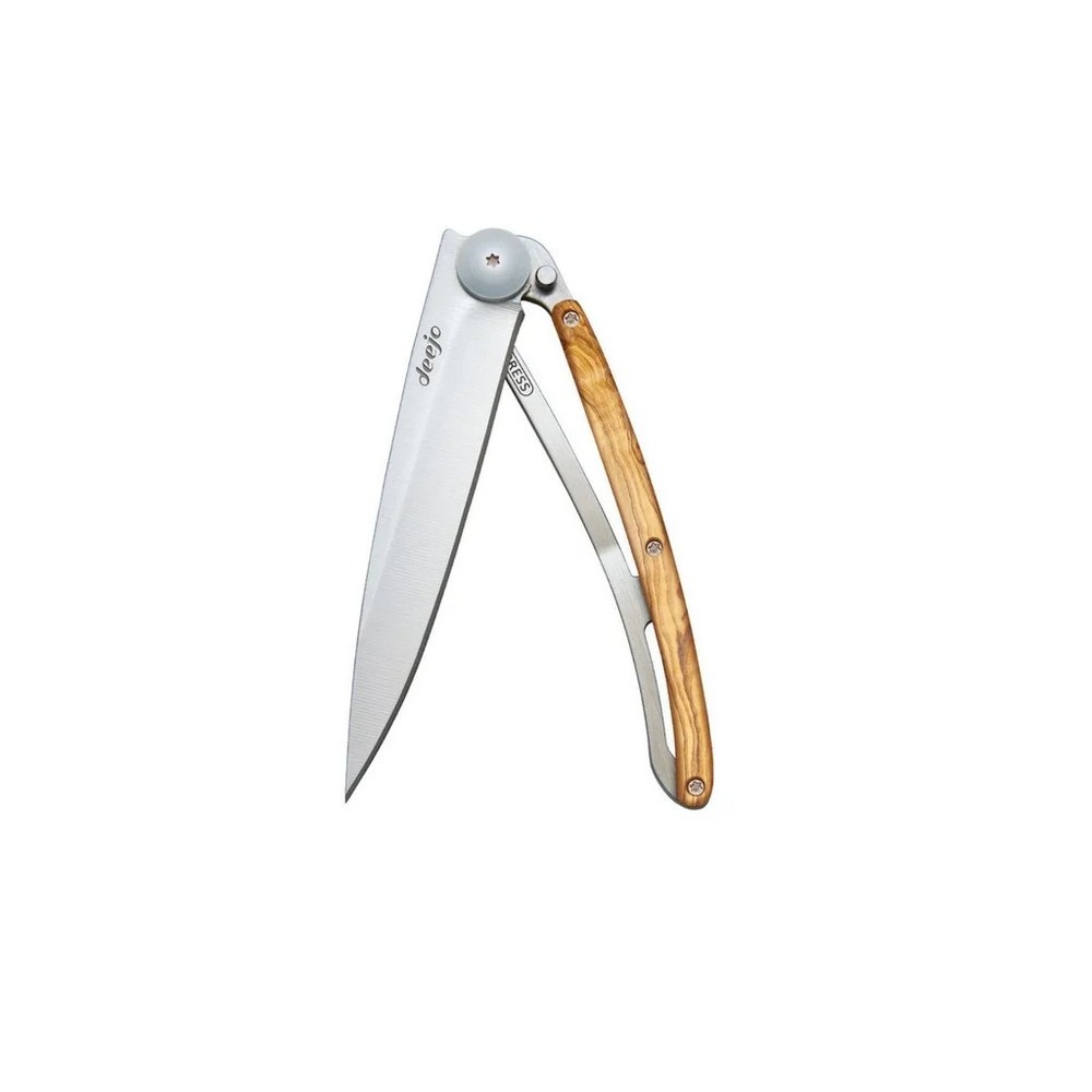 deejo Kapesní nůž 9CB001 Wood natural 27g - olive wood