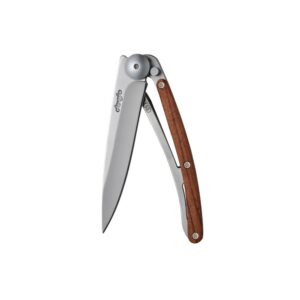 deejo Kapesní nůž 9CB005 Wood natural 27g - coralwood