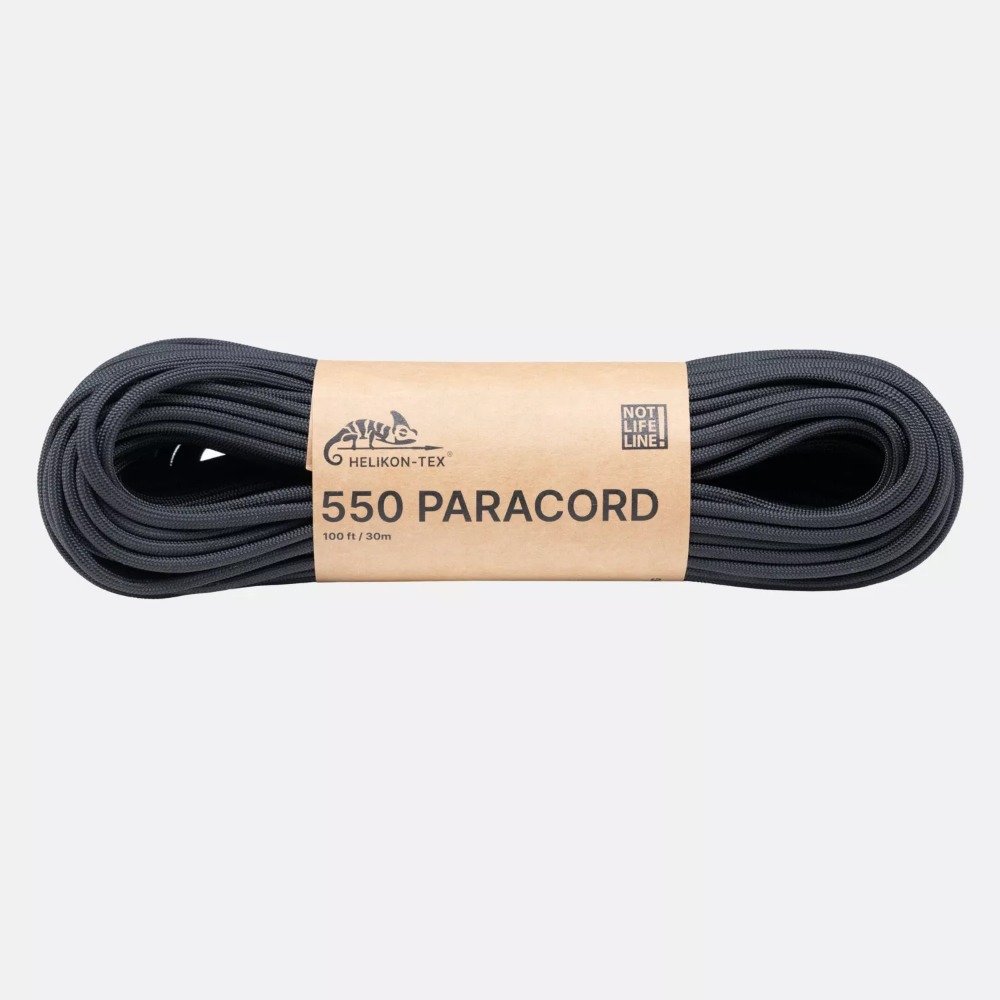 Helikon-Tex Padáková šňůra Helikon-Tex 550 Paracord - Black - 30 m