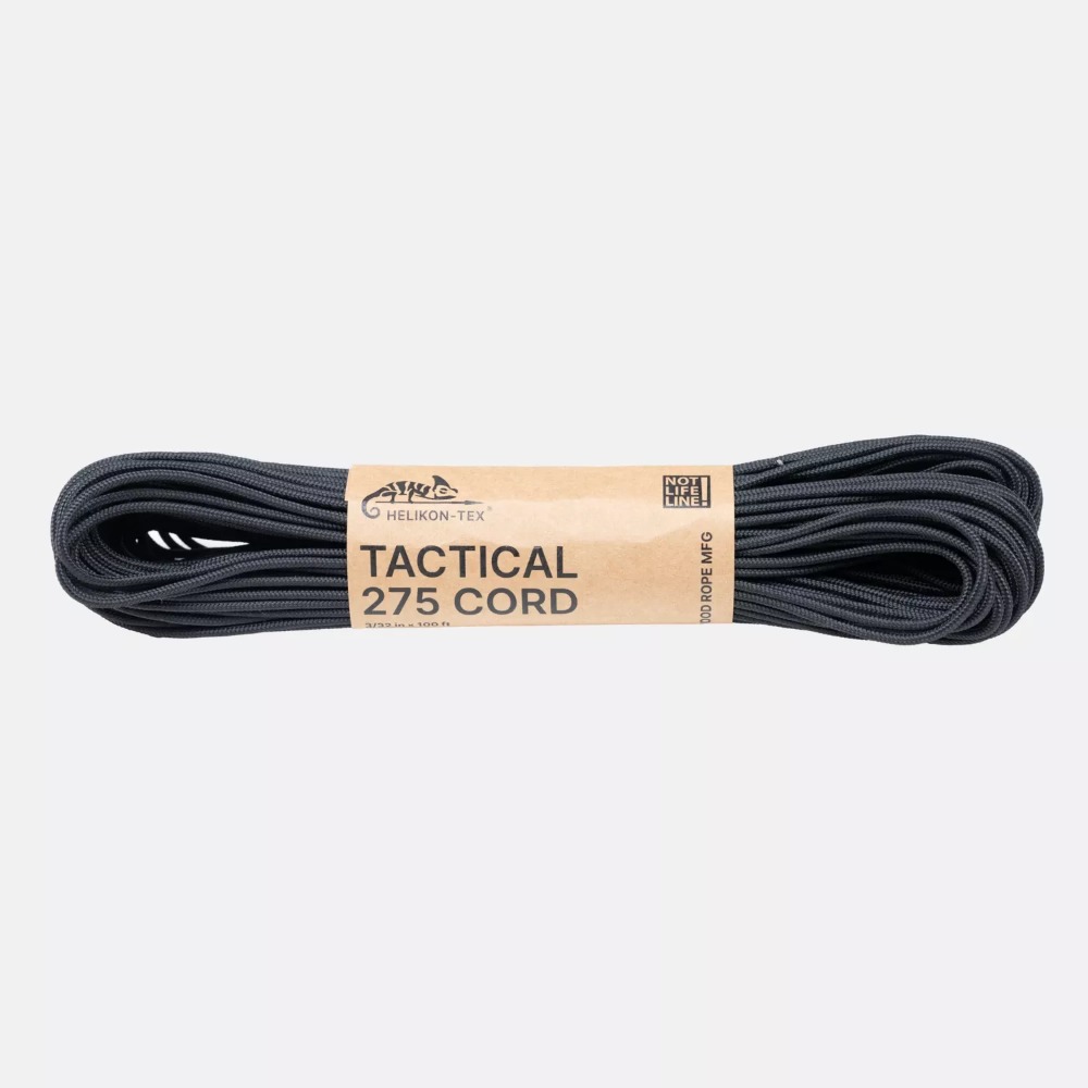 Helikon-Tex Padáková šňůra Helikon-Tex 275 Tactical Paracord - Black - 30 m