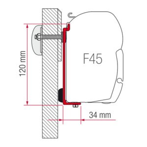 Kit pro markýzu F45 Fiamma na Challenger Chausson