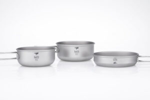 Keith Titanová třídílná sada na vaření Cook Set Ti6053 (243g)
