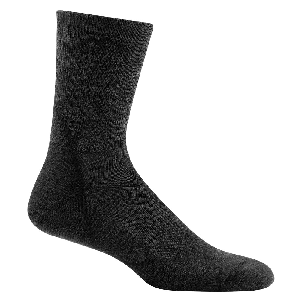 Darn Tough Ponožky merino 1972 Light Hiker Micro Crew Lightweight - Black Velikost: M