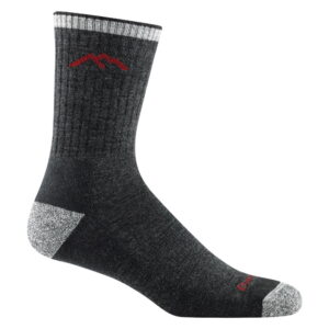 Darn Tough Ponožky merino 1466 Hiker Micro Crew Midweight - Black Velikost: M