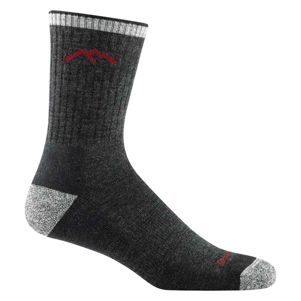 Darn Tough Ponožky merino 1466 Hiker Micro Crew Midweight - Black Velikost: M