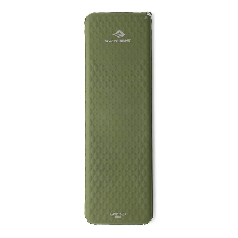 Sea to Summit Samonafukovací karimatka Camp Plus Self Inflating Mat - LARGE RECTANGULAR Dark Green - 4 sezoní