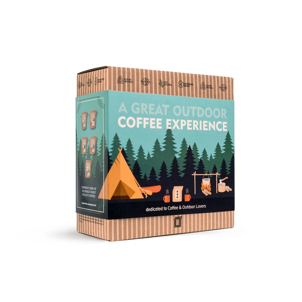 Grower's Cup The Brew Company dárkové balení kávy Outdoor 5 ks á 300ml