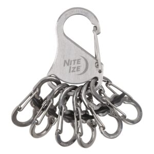 Nite Ize Klíčenka s karabinou KeyRack Locker Steel S-Biner
