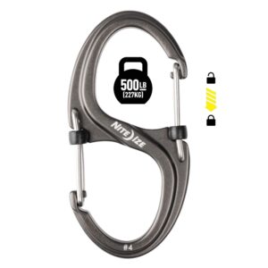 Nite Ize S-Biner XT SlideLock Dual Carabiner – charcoal