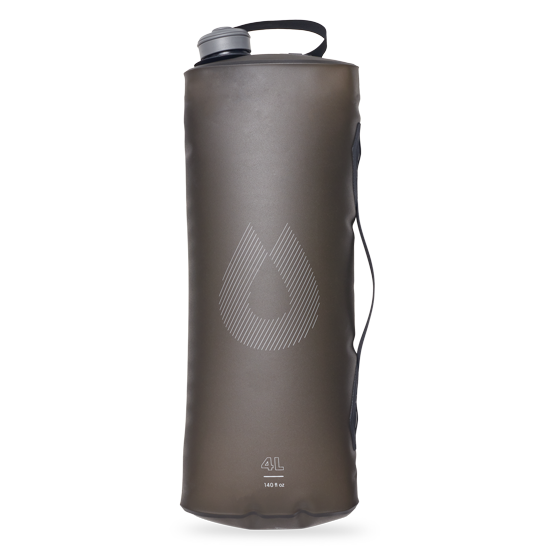 HydraPak Skládací láhev / vak Seeker 4 l - Mammoth Grey (2021) - úzký
