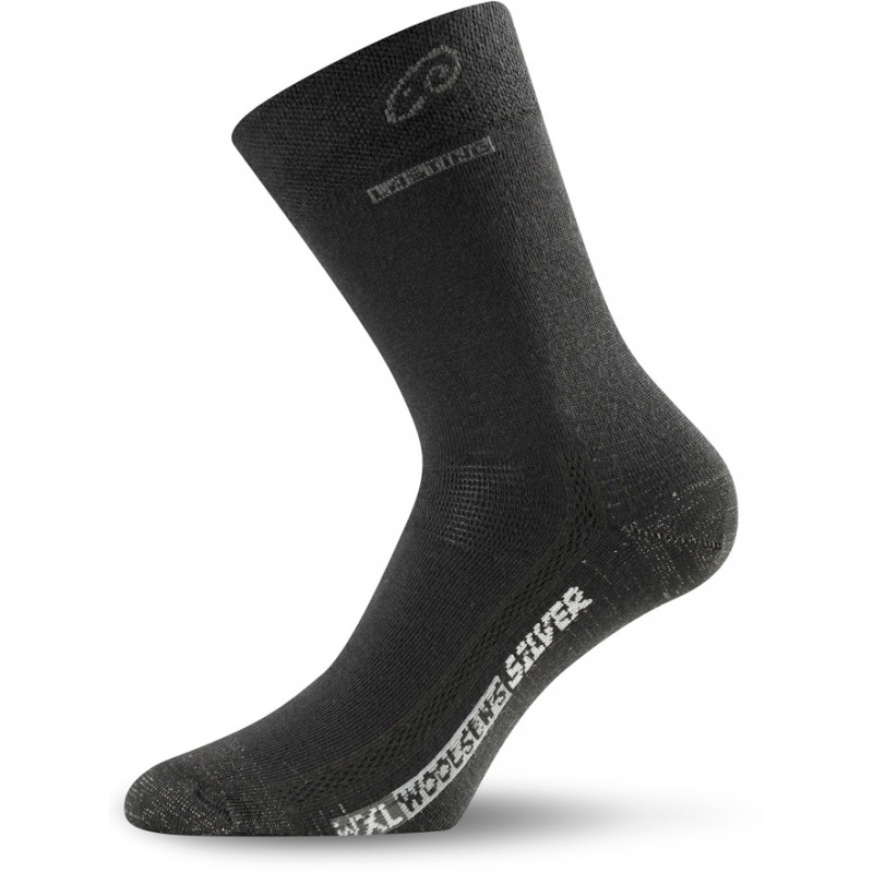Lasting Ponožky WXL 70% Merino - černé Velikost: L
