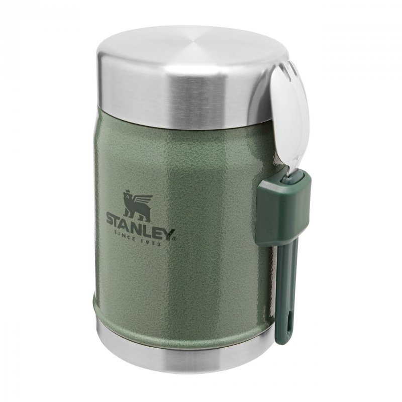 STANLEY Termoska se lžící STANLEY Legendary Classic 400ml se lžící/vidličkou - zelená