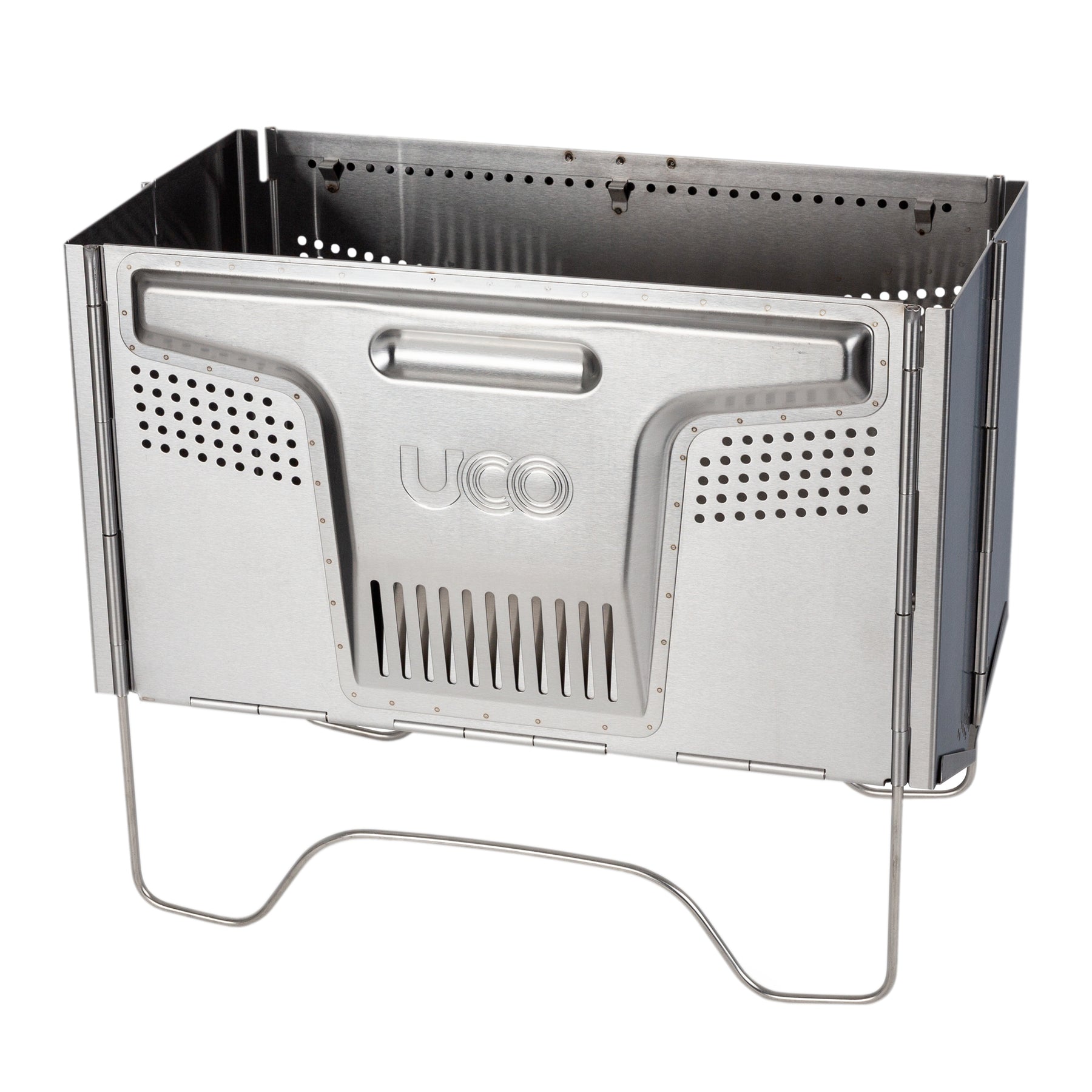UCO Gear Kempinkové ohniště a grill UCO Flatpack Smokeless Firepit & Grill 42x24 cm