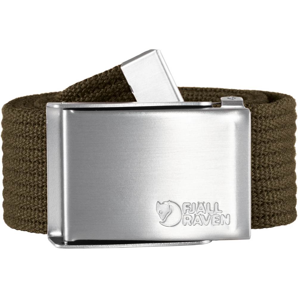 Fjällräven Opasek Canvas Belt - Dark Olive