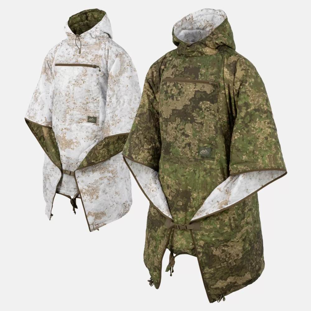 Helikon-Tex Multifunkční pončo Helikon Reversible Swagman Roll - Pencott Wildwood / Pencott Snowdrift