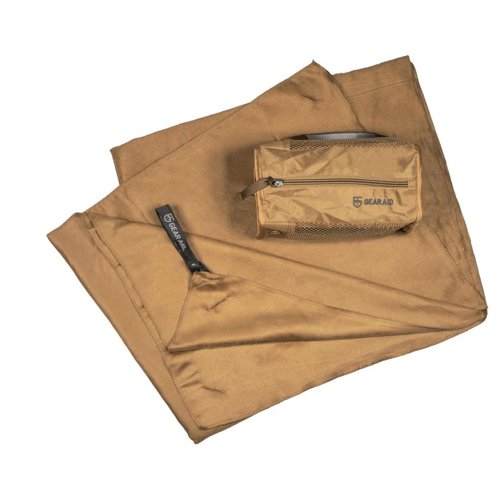 GearAid Antibakteriální ručník Microfiber Towel Coyote - 75 x 120 cm