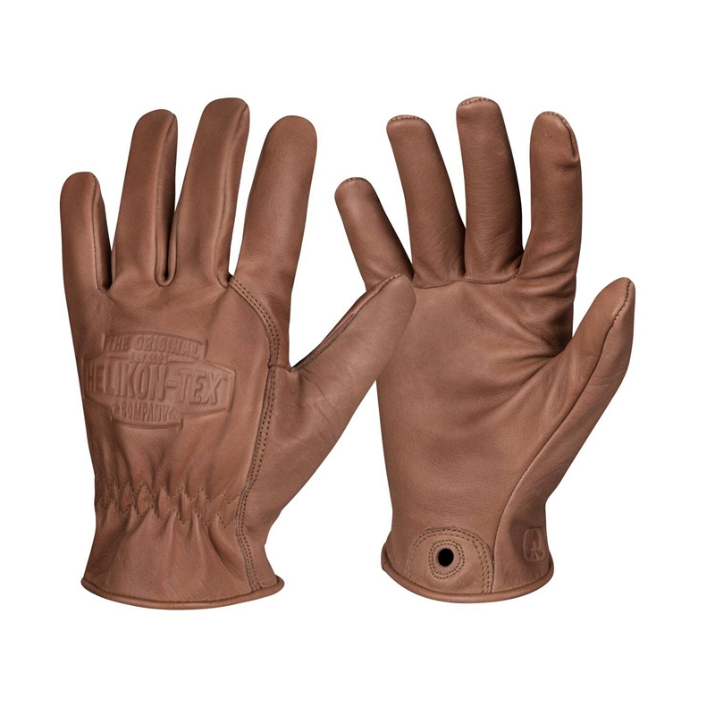 Helikon-Tex Kožené rukavice HELIKON Lumber Gloves - Brown Velikost: M