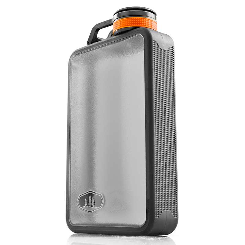 GSI Outdoors Butylka / placatka Boulder 10 Flask - Graphite 296 ml