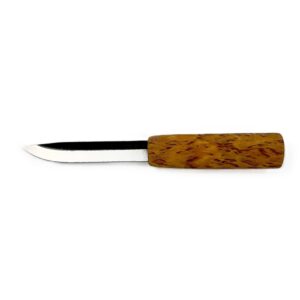 Juha Perttula JSP Nůž - Village Smith Puukko Curly Birch - 105 mm