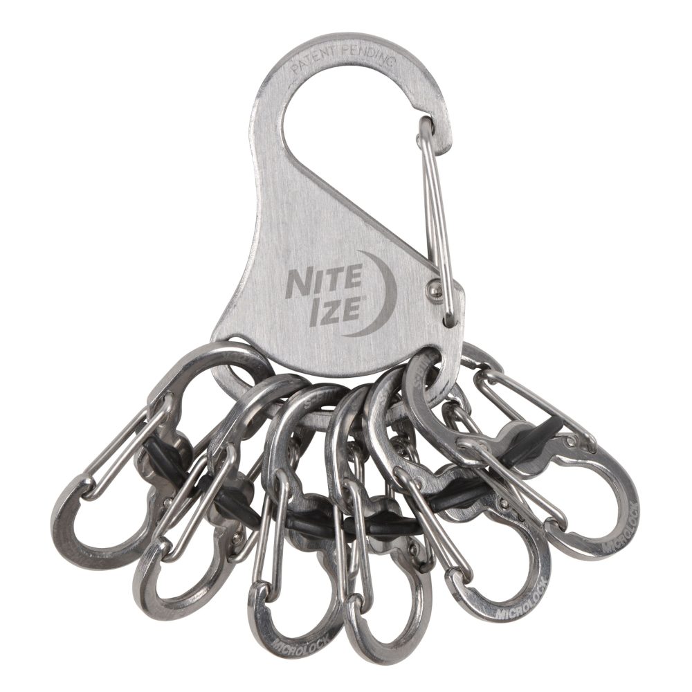 Nite Ize Klíčenka s karabinou KeyRack Locker Steel S-Biner