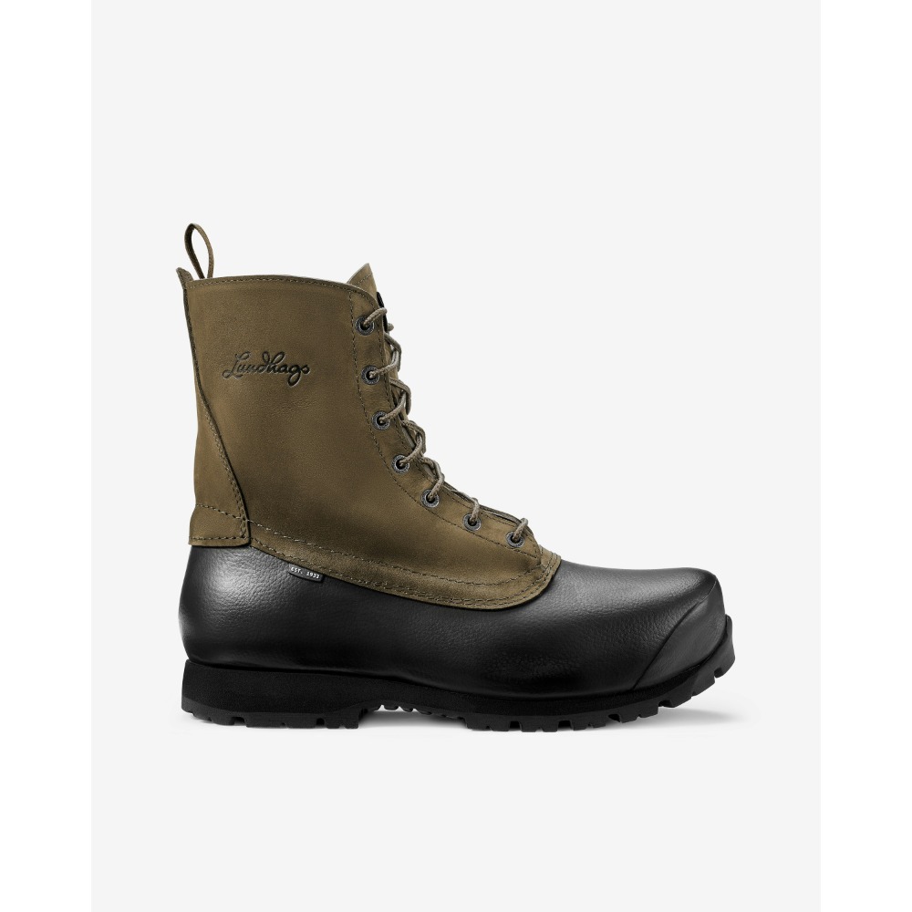 Lundhags Boty trekingové Forest Insulated Boot Mid Unisex - Dark Moss Velikost: 41 EU